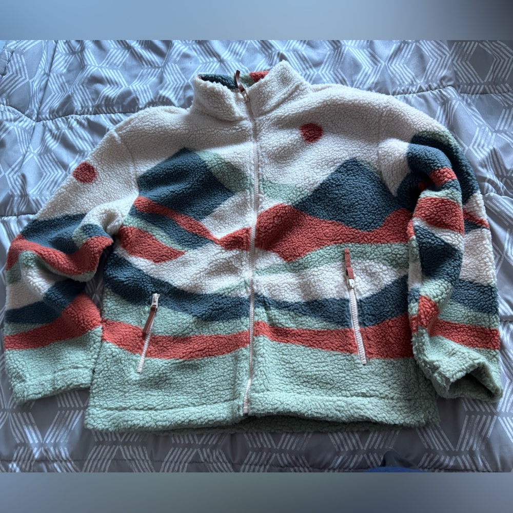 NWOT Simon’s Fleece/Teddy Zip up